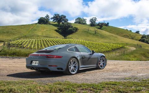 The Porsche 911 Carrera and Carrera S get turbocharged 3.0-liter engines, seven-speed transmissions, manual or automatic, and standard PASM across the range.