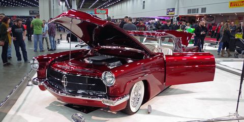 This heavily restyled 1956 Continental Mark II reached the Great 8 at the 2018 Detroit Autorama.