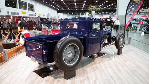 Built by Jason Graham, this 1934 Ford pickup is a fusion of traditional and modern styling and made it all the way to the Great 8 at the Detroit Autorama.