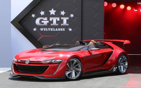 The Volkswagen GTI Roadster concept gets a twin-turbo V6.