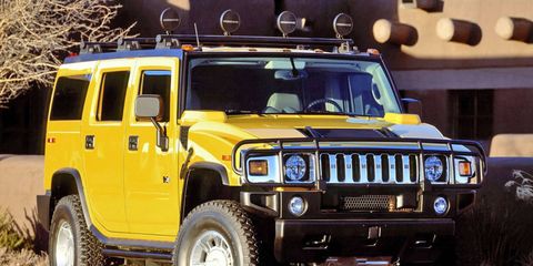 The Hummer H2 may have been a caricature from the start, but now it's an affordable caricature.