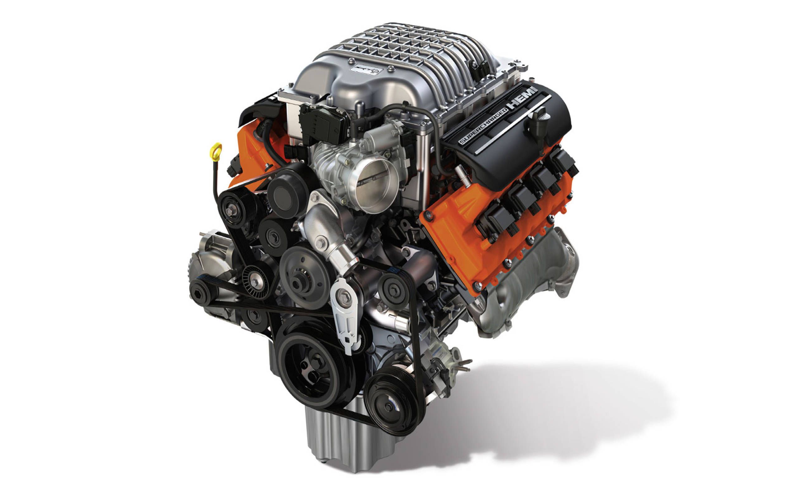 6.2 Hemi Supercharged Hellcat Engine With Trans