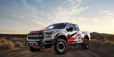 The 2017 Raptor will race six events this year in the Best of the Desert series.