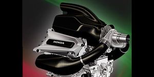 The Honda website features a walk-through of the Formula One turbo V6 "power unit."
