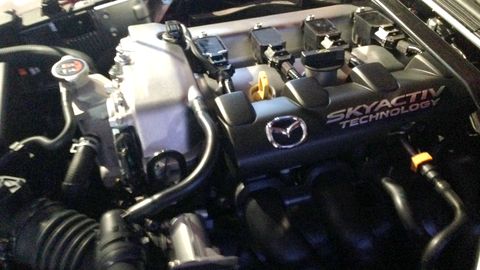 SKYACTIV, indeed. It's most likely the 2.0-liter engine already found in the Mazda3 and CX-5.
