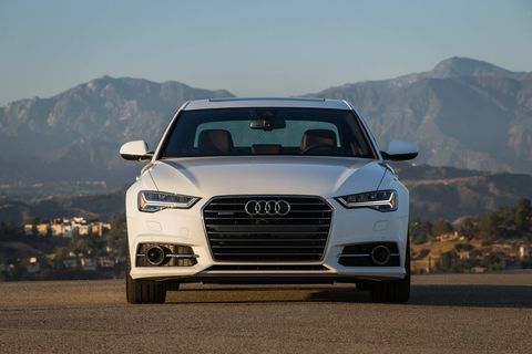 The 2017 Audi A6 has four engine options ranging from a turbocharged I4 to a  turbocharged V8  ranging from 252 hp all the way to 450 hp.