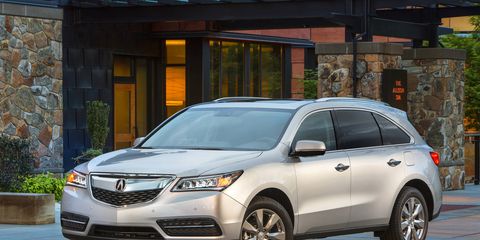 The MDX with the Advance Package includes a lane keeping assist system, adaptive cruise control with low-speed follow, remote engine start and front and rear parking sensors.
