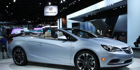 The Cascada is Buick's first convertible since the Reatta.