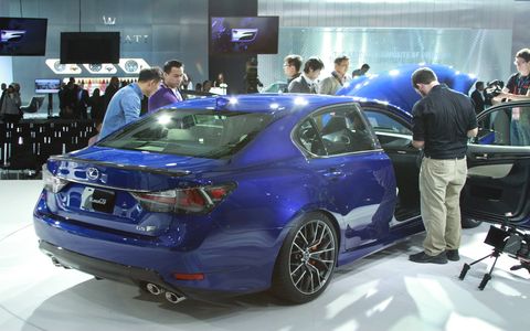 The Lexus GS-F was introduced at the 2015 Detroit auto show