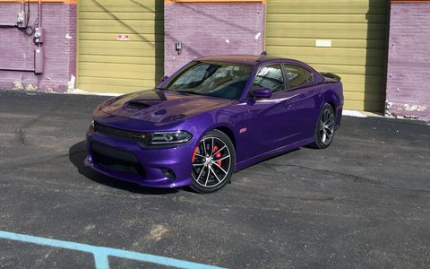 This plum crazy purple Charger packs a 6.4-liter V8 making 485 hp and 475 lb-ft of torque.
