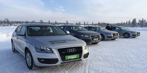 Nokian Tyres testing in the Arctic Circle