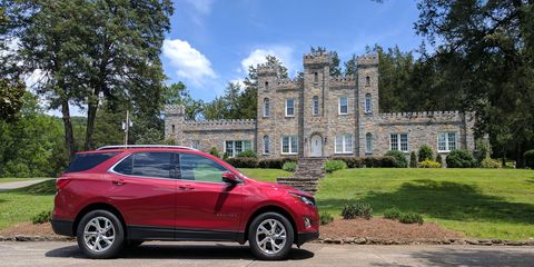 The 2018 Equinox with the 2.0-liter turbo ends up being more expensive than most of the competition, but it's also faster.