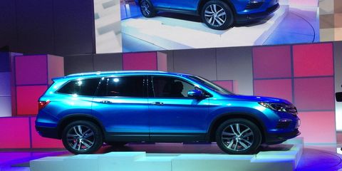 Honda used the Chicago Auto Show to introduce its third-generation Pilot SUV today.