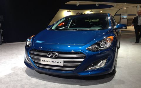 Hyundai introduced the refreshed 2016 Elantra GT at the Chicago Auto Show, offering updated styling with customer-focused technology and features.