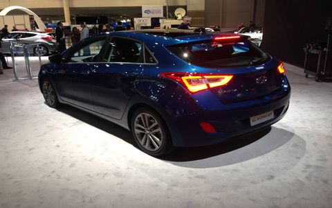 Hyundai introduced the refreshed 2016 Elantra GT at the Chicago Auto Show, offering updated styling with customer-focused technology and features.