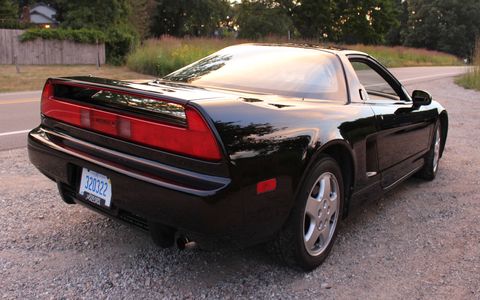 This 1991 Acura NSX still wears the Berlina black paint it came with from the factory in Japan.