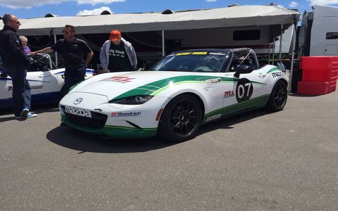 The MX-5 Cup car costs $59,000 from Long Road Racing.