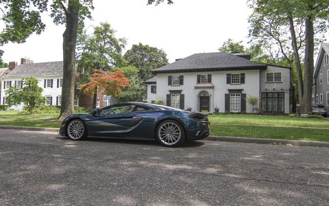 The setup of the 570GT has been calibrated to enhance road and expressway driving, says McLaren, and aid ride quality over poor surfaces. The steering has a reduced ratio to smooth driver inputs at speed.