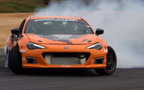 Professional and amateur drifters duke it out on the same track during Gridlife South.