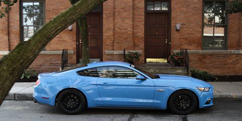 2017 Ford Mustang 5.0 with Ford Performance Parts looks good on the street