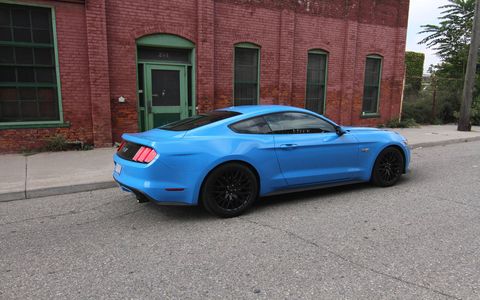 2017 Ford Mustang 5.0 with Ford Performance Parts looks good on the street