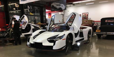 Epic cars, the lot of 'em. The James Glickenhaus car collection rests at the SCG workshop, as do the SCG 003s and 003c cars.