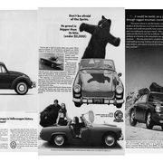 The import ads are all black-and-white. Will it be a Beetle, the Beetle's Porsche cousins, or the ready-for-SCCA-Class-G Austin-Healey Sprite?