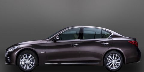 The Q50L will be 2.7 inches longer overall, though the wheelbase will grow by just 1.9 inches.