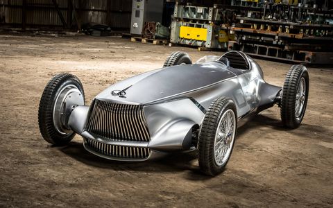Infiniti's Prototype 9 answers the question no one asked but maybe should have: What would an Infiniti race car look like in the '40s?