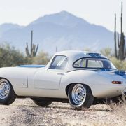 At $7,370,000, this 1963 Jaguar E-Type Lightweight was Bonhams' priciest lot -- and the top seller for the entire week of Arizona collector car auctions.
