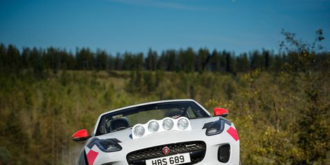 The one-off Jaguar F-Type rally cars also pay homage to the legendary Jaguar XK120 registered "NUB 120," which, in the early 1950s in the hands of Ian Appleyard, completed three consecutive Alpine Rallies without incurring a single penalty point and won the RAC and Tulip.