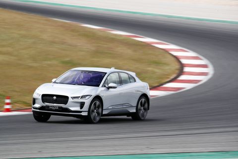 To help demonstrate the capability of the 2019 I-Pace, Jaguar had us drive it both off-road and on-track -- two places the EV is unlikely to spend much time. But know that the car can do either!