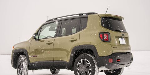 The Renegade rides on a remarkably short wheelbase.