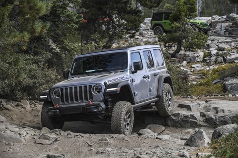 The 2018 Jeep Wrangler Rubicon is right at home far off road.