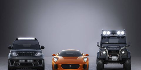 Jaguar and Land Rover are back in the Bond films after a small break