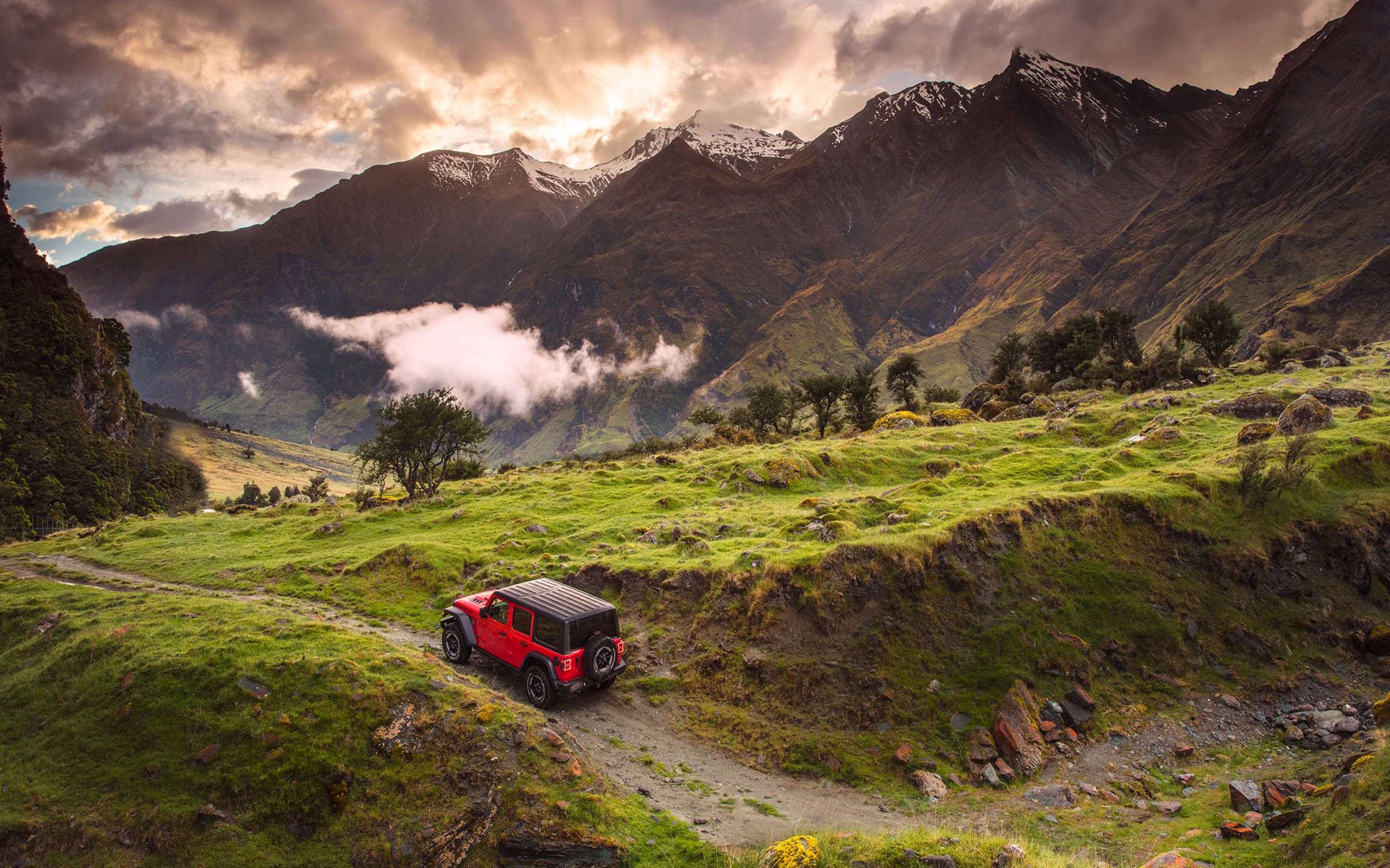 We tested a handful of 2018 Jeep Wrangler JL Rubicons in sheep-spotted backcountry of New Zealand's beautiful South Island. We didn't work much on-road driving into our expedition, but given how capable these machines are off-road, it's tough to complain.