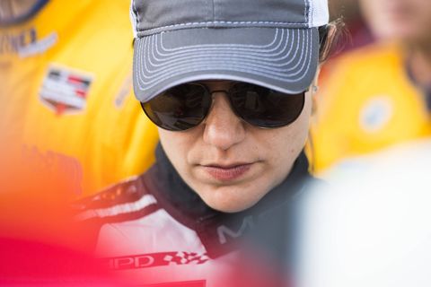 Katherine Legge thrives in a race car
