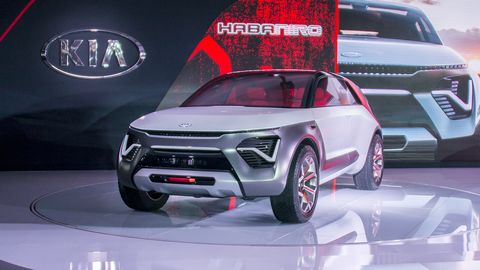 Kia unveiled the HabaNiro concept at the 2019 New York auto show, previewing an autonomous, electric car of the future.