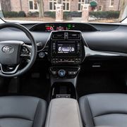 For 2019, the Toyota Prius switches to a more conventional trim naming structure (L Eco, LE, XLE and Limited) and the interior now features more dark colored materials, which replace the high-contrast surfaces found on the outgoing model.