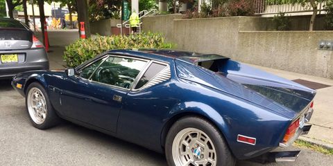 This 1972 De Tomaso Pantera is 45 years old, and it still looks good.