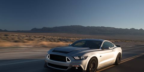 Champion Drifter Vaughn Gittin Jr. makes Mustangs with his own body kits and suspension pieces. We drove this RTR Spec 2. “It’s fun to drive,” Gittin said. “It’s very forgiving at the limit.""