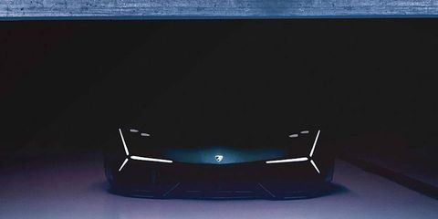 The smart money says this car will be a Huracan hybrid.
