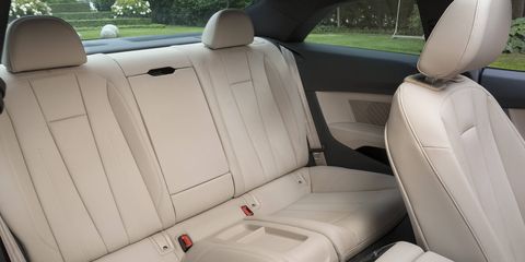 2018 Audi A5 2.0T Quattro interior has advanced driver assist options and fine, luxury finishes.