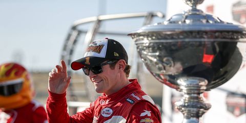 Scott Dixon won Sunday's IndyCar race, and the series championship, in Sonoma.