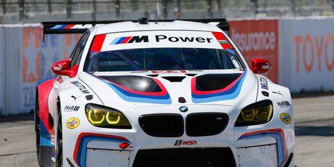 Martin Tomczyk and teammate John Edwards finished seventh in the GTLM class in a BMW M6 for BMW Team RLL at Long Beach.