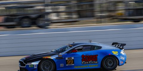 Charles Espenlaub was fastest in Grand Sport practice on Saturday during the Roar Before the 24.