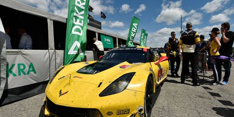 Corvette Racing will field two Corvette C7.R race cars at Lime Rock on Saturday.