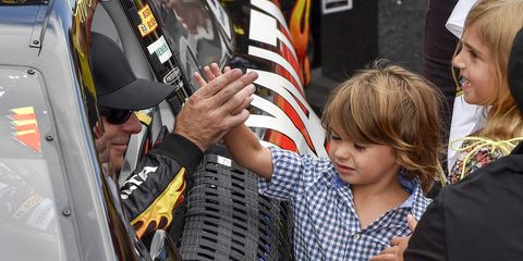 Benjamin Leo Gordon might just follow his famous dad into NASCAR.