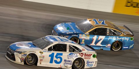 Clint Bowyer (15) is 29 points ahead of Aric Almirola for the 16th and final spot in the NASCAR Chase field heading into Saturday night's race at Richmond.