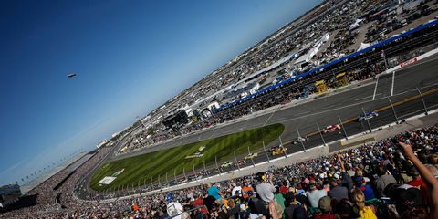 Daytona International Speedway's makeover will include wider seats, more suites, more restrooms.